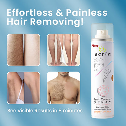 New Ecrin Hair Removal Foaming Spray (for men & women) - 200ml)